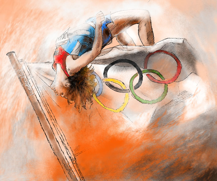 Olympic High Jump Ivan Ukhov S
